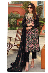 D#03 Mahnur Luxury Emb Lawn Collection 323 V-2